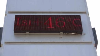 Antalya'da termometreler 46 dereceyi gösterdi, sahiller boşaldı