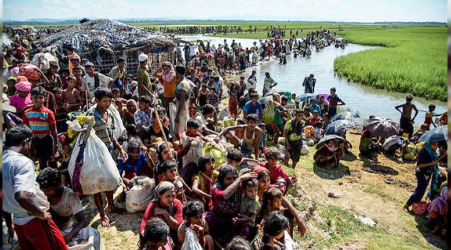 Arakanl�lara hapishane gibi ada 