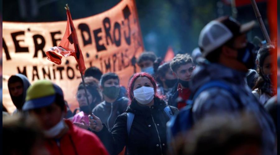 Arjantin'de halk yine sokakta