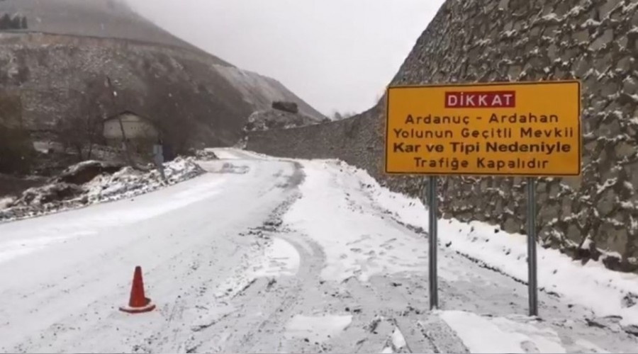 Artvin-Ardanu-Ardahan karayolu ulama kapand