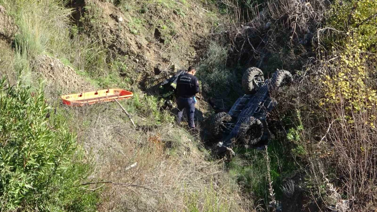 ATV, 15 metreden uçtu: 1 ölü, 1 yaralı