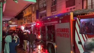 Baclar'da at katnda yangn panii