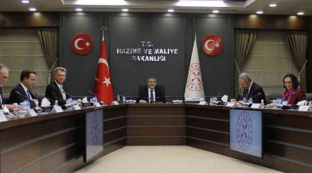 Bakan Nebati'nin TÜSİAD heyeti ile görüşmesi başladı