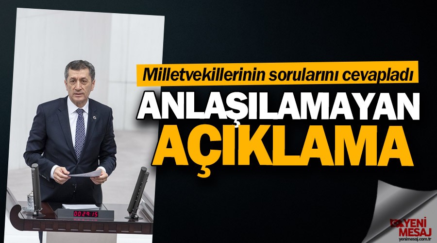 Bakan Sel�uk'tan anla��lamayan a��klama