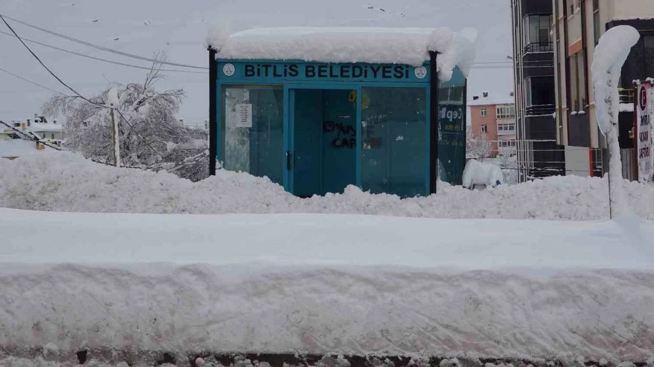 Bitlis'te 315 yerle�im yerinin yolu ula��ma kapand�