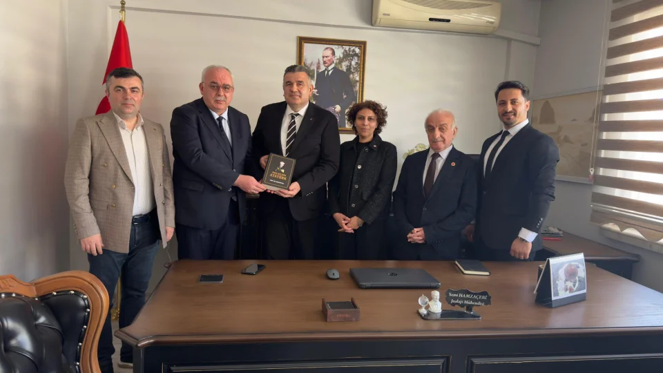 BTP heyetinden Jeoloji M�hendisleri Odas��na ziyaret