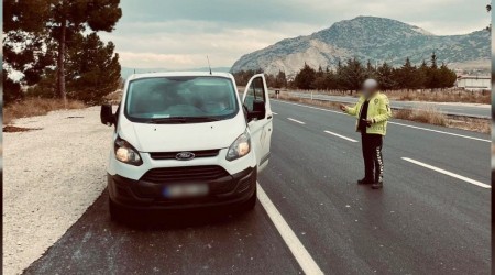 Burdur'da 27 araç trafikten men edildi