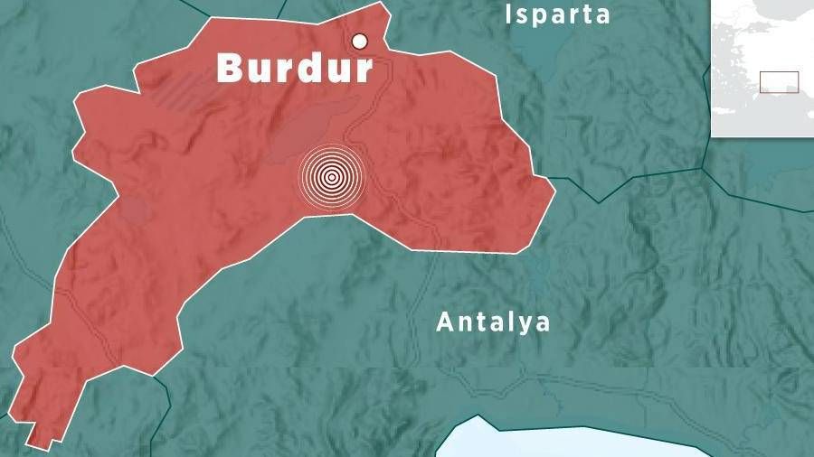 Burdur'da 4,4 b�y�kl���nde deprem 