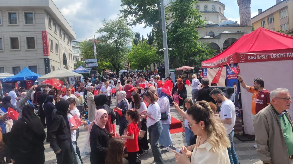 Bursa’da 19 Mayıs'ta bağımsızlık meşalesi yandı