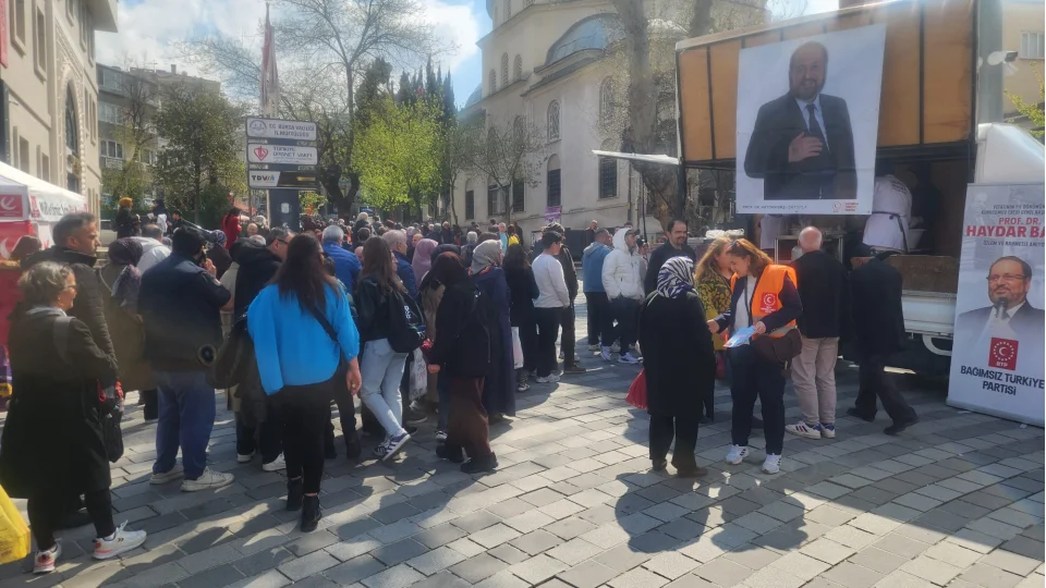 Bursa�da Haydar Ba� i�in vefa bulu�mas�: Milli Ekonomi Modeli anlat�lacak