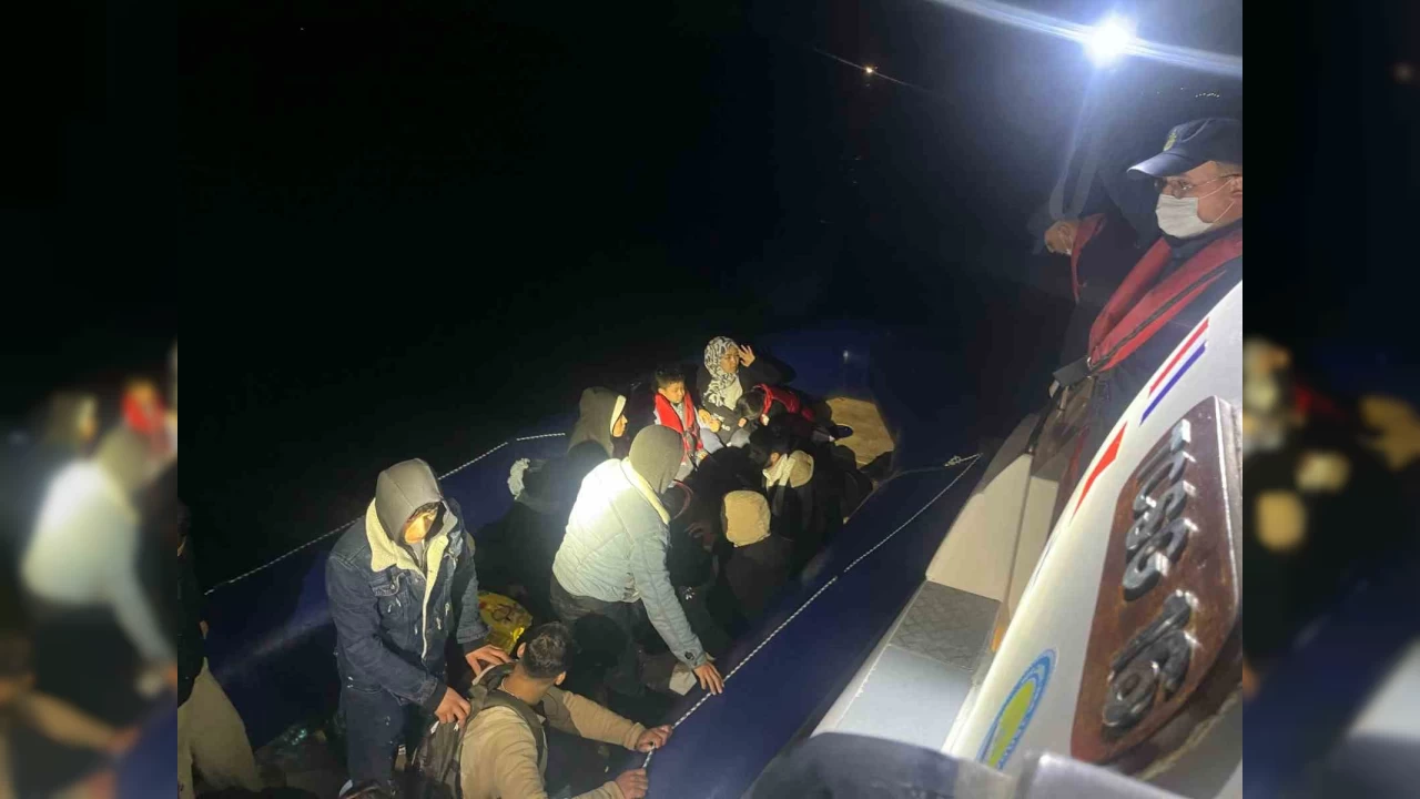 Çanakkale'de 17 kaçak göçmen yakalandı
