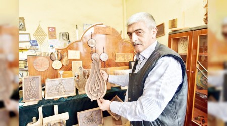 Ceviz ağacı sanat eserine dönüşüyor