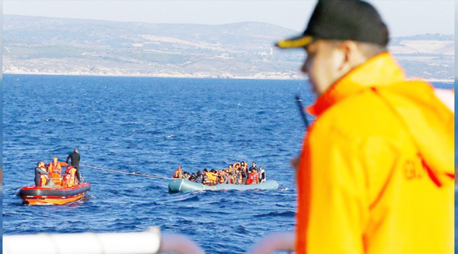 Ege'de 10 bin g��men yakaland�