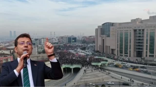 Ekrem İmamoğlu Çağlayan Adliyesi'nde