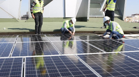 Elektrik üretiminde Güneş'in payı yüzde 7,5'e yükseldi