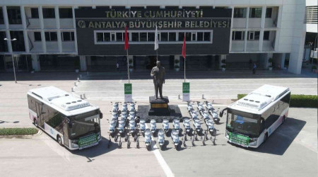Elektrikli motosiklet ve otobüsler ile yıllık 200 ton karbon salımı azaltılacak