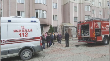 Engelli kadın yangında can verdi