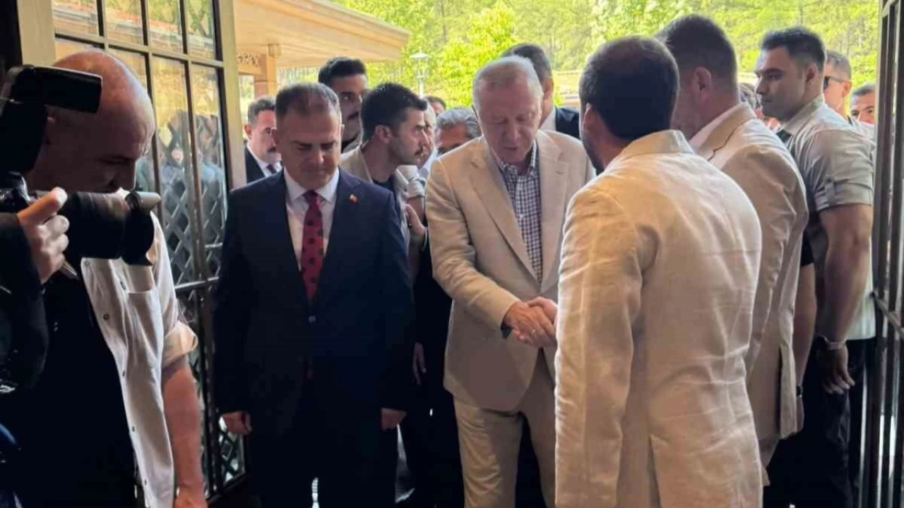 Erdo�an Okluk'ta tatilde