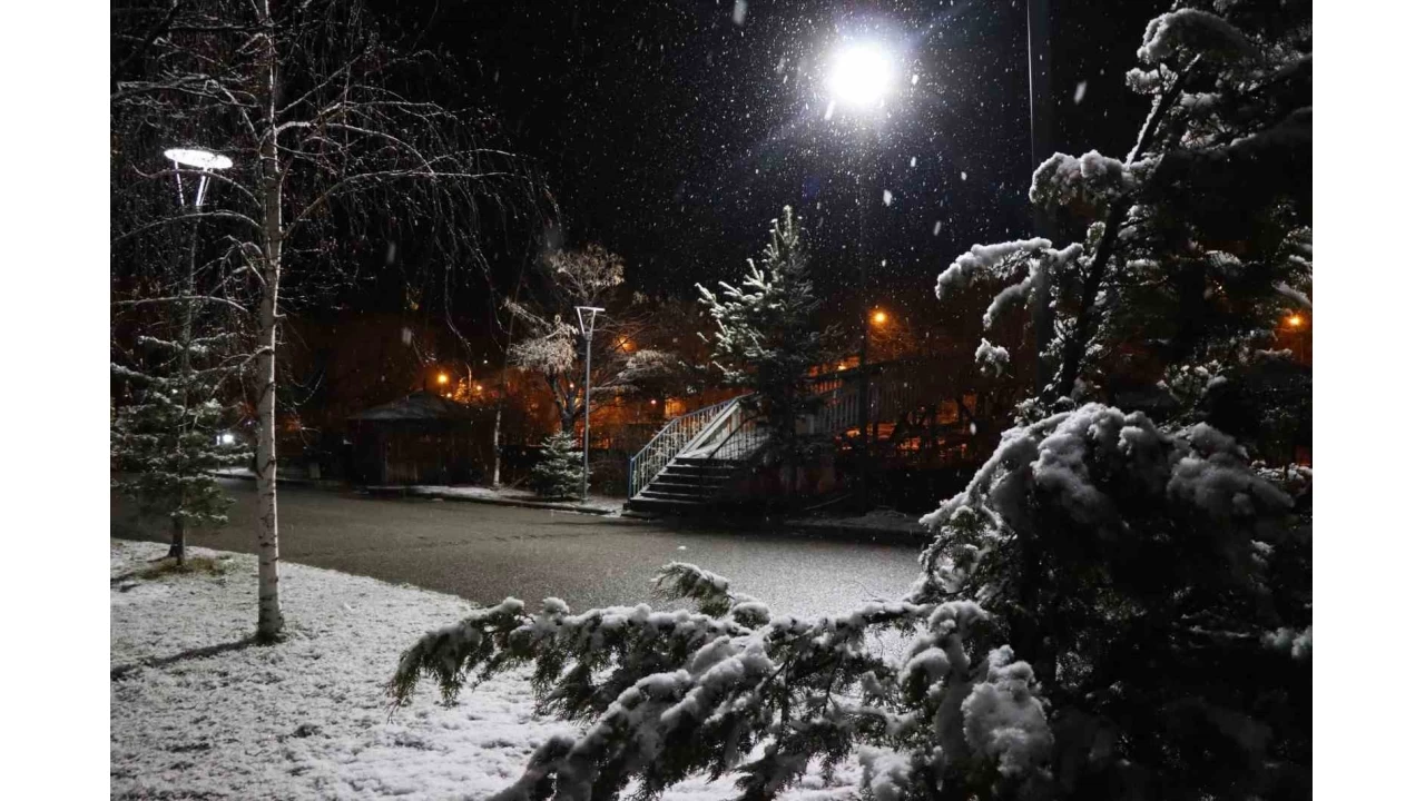 Erzurum'da bir günde iki mevsim