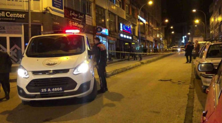 Erzurum'da iş yerine silahlı saldırı