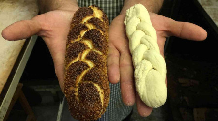 Eskişehirlilerin yeni gözdesi örgü simit