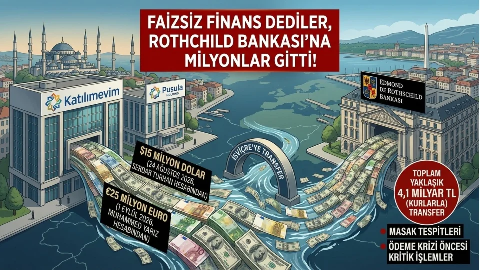 Faizsiz finans dediler, Rothschild Bankas��na milyonlar gitti