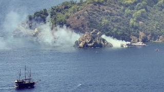 Fethiye'de gezi teknesinde can pazarı