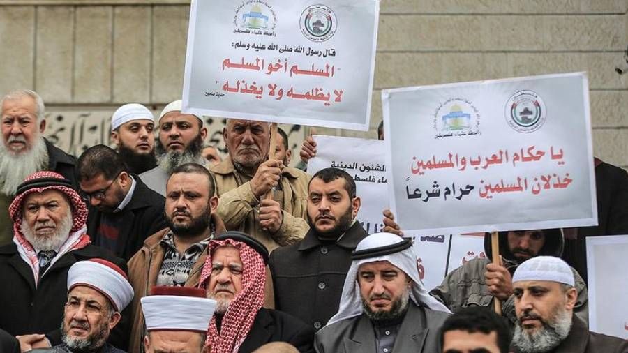 Filistin meselesi Uygur Türklerini ikiye böldü