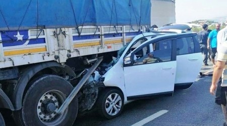 Gaziantep'te feci kaza: 3 ölü, 1 yaralı
