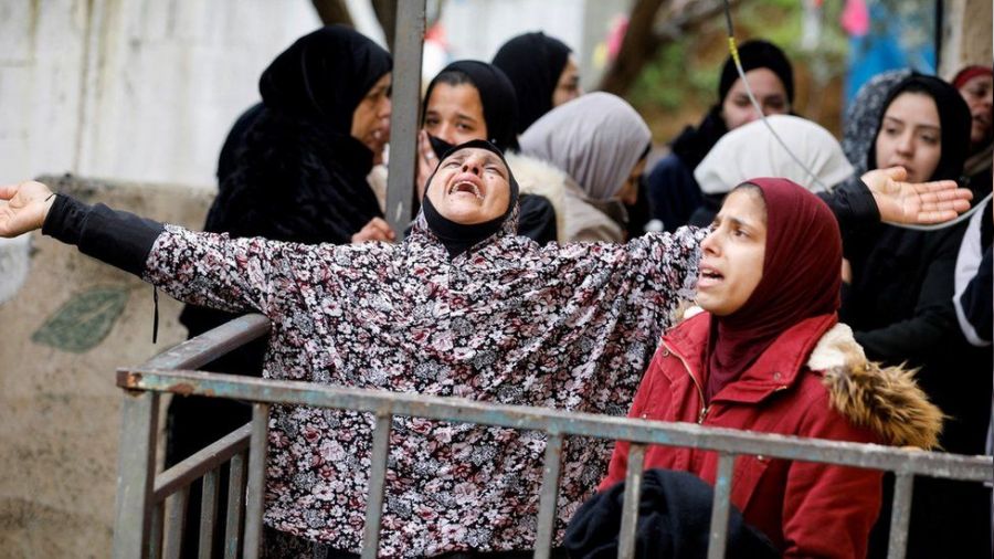 Gazze'de katliama ara veren srail Bat eria'da katliama balad