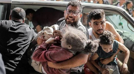 Gazze'de ölü sayısı 1524'ü çocuk, 3 bin 785 kişiye yükseldi