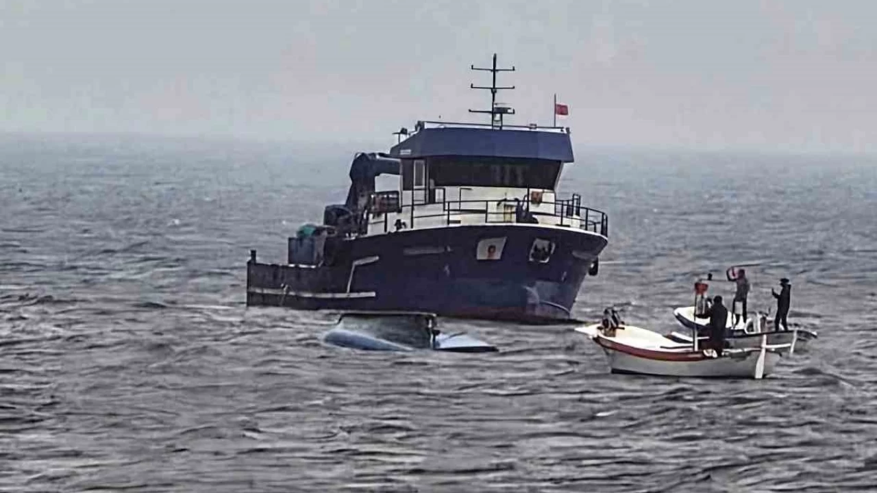 Giresun'da balk teknesi alabora oldu: 1 balk ld, 2 balk kurtarld