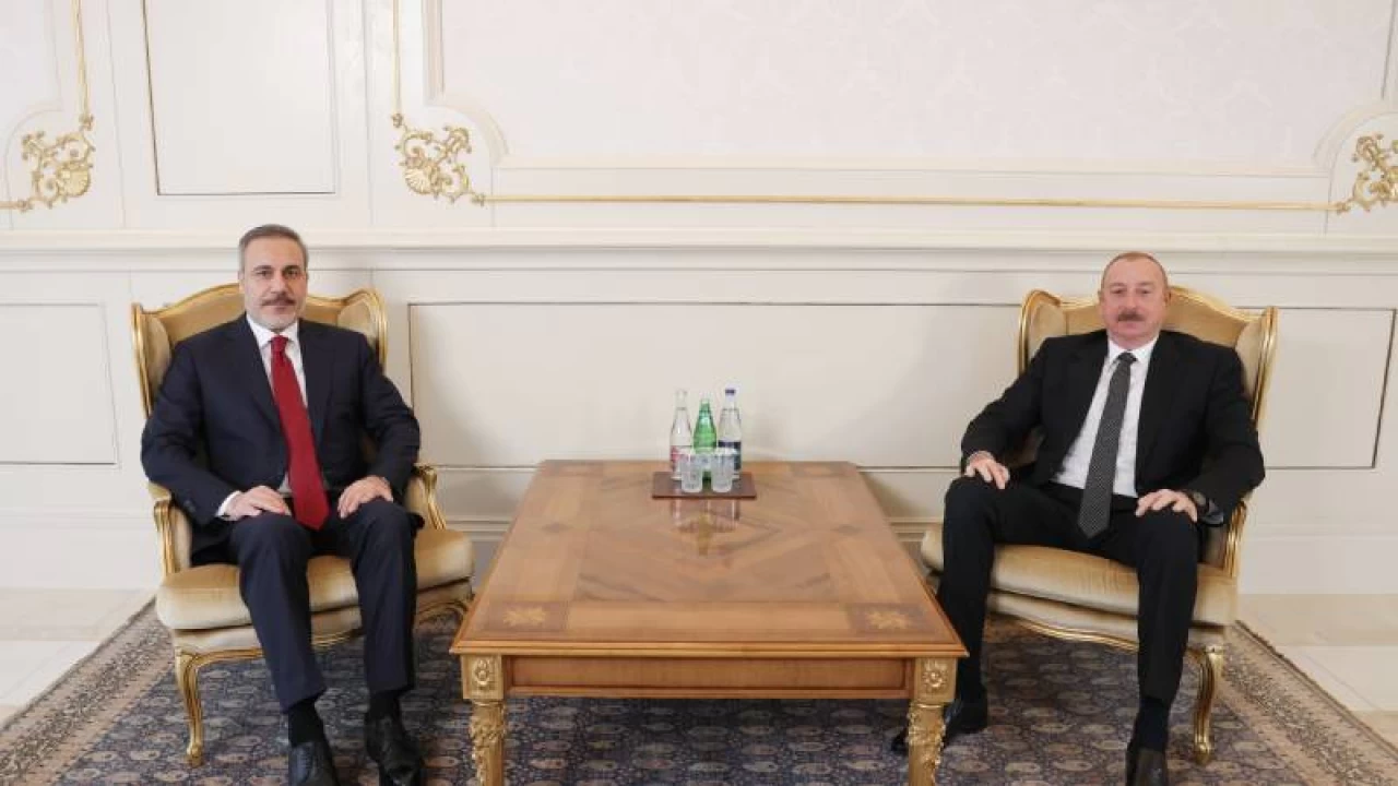 Hakan Fidan Bakü'de Aliyev'le görüştü