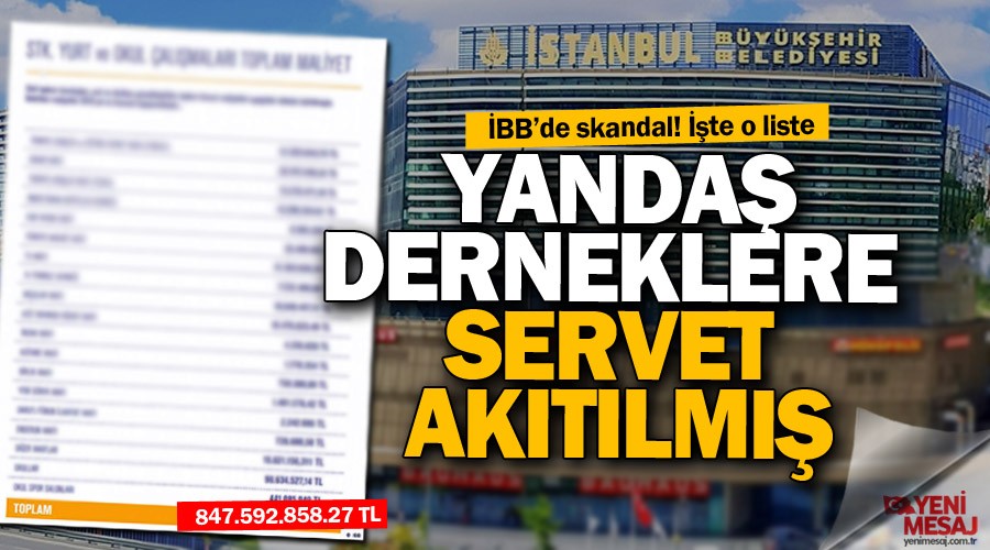 BB'de skandal! Yanda derneklere servet aktlm