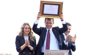 İmamoğlu mazbatasını aldı: Büyük bir emek var bu işin arkasında