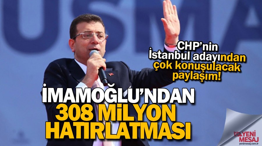 mamolu'ndan '308 milyon' hatrlatmas