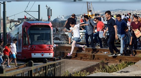 İstanbul böyle izdiham görmedi