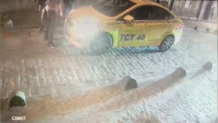 stanbul'da taksici deheti 