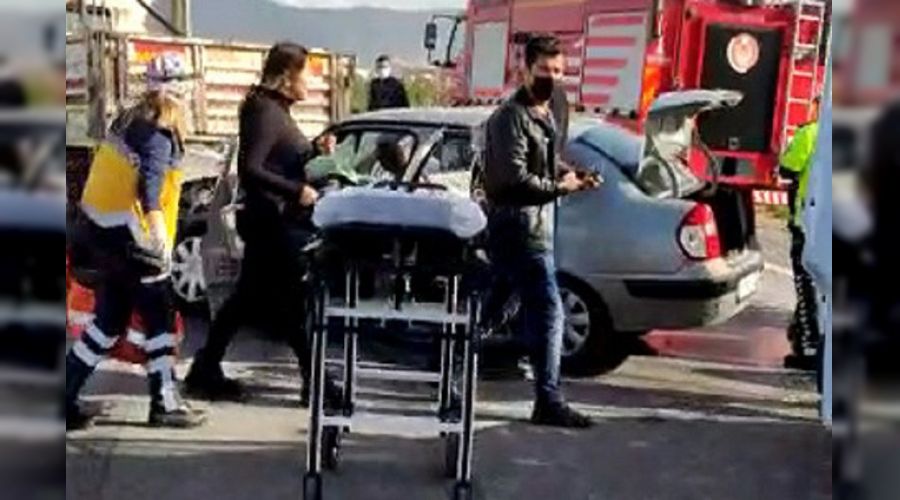 �zmir'de trafik kazas�