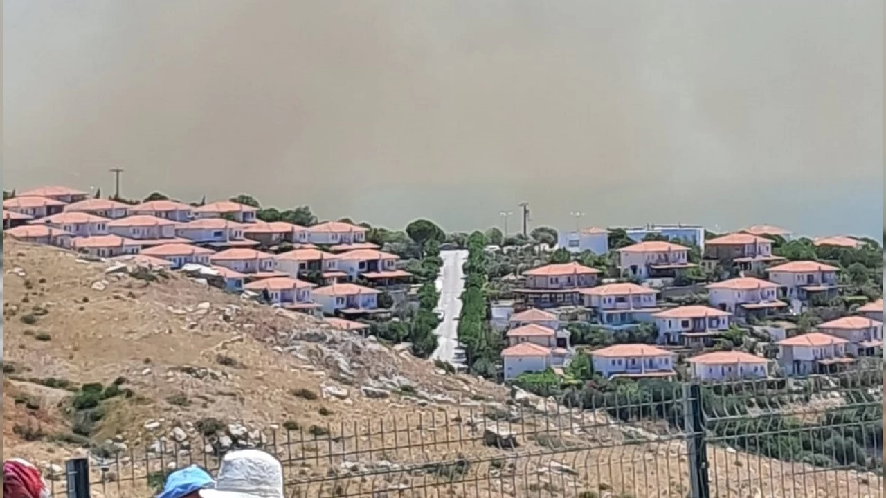 zmir'in eme ilesinde ormanlk alanda kan yangnda 3 kii ld 