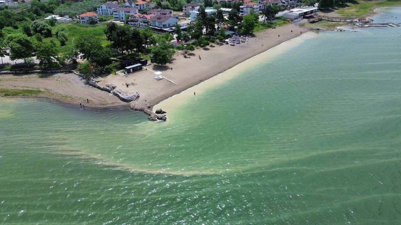 İznik Gölü'nde korkutan görüntü