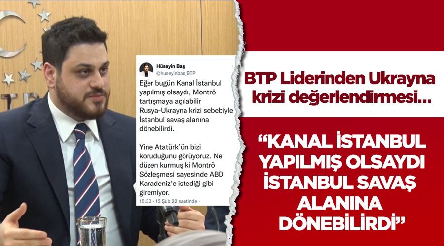 �Kanal �stanbul yap�lm�� olsayd� �stanbul sava� alan�na d�nebilirdi�