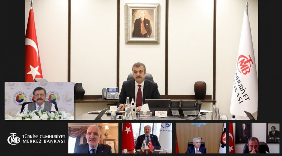 Kavcıoğlu, TOBB üyeleriyle gündemi konuştu