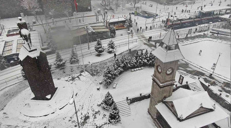 Kayseri'de son 7 yln en yksek kar kalnl lld