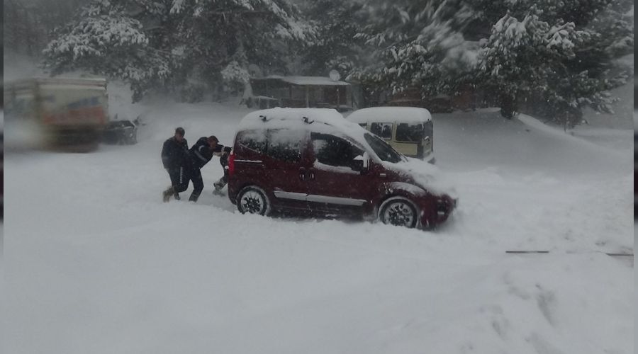 Kazda�lar�'nda kar �ilesi