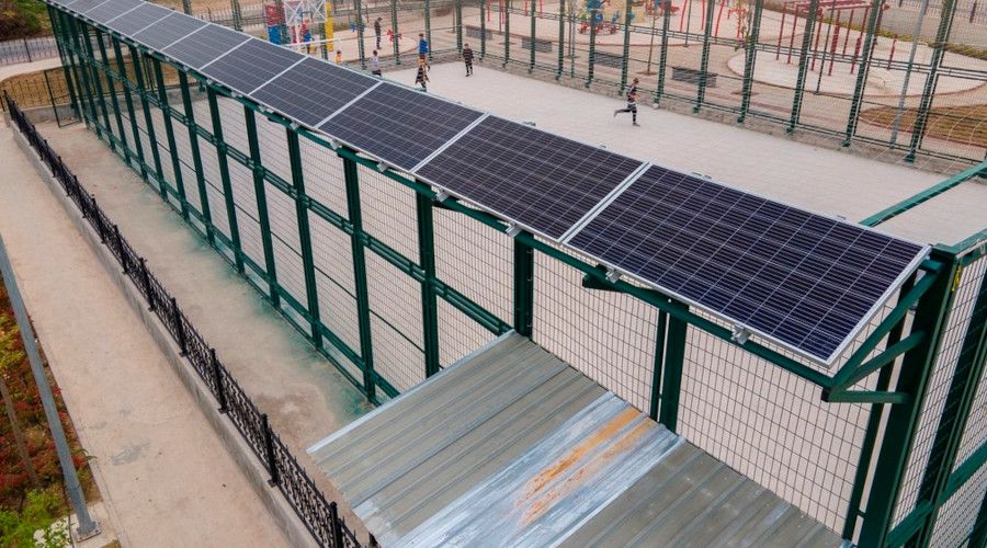 Kendi elektriğini üreten park hizmete girmek için gün sayıyor