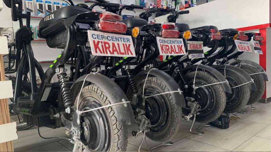 Kiralık elektrikli bisiklet dönemi başladı