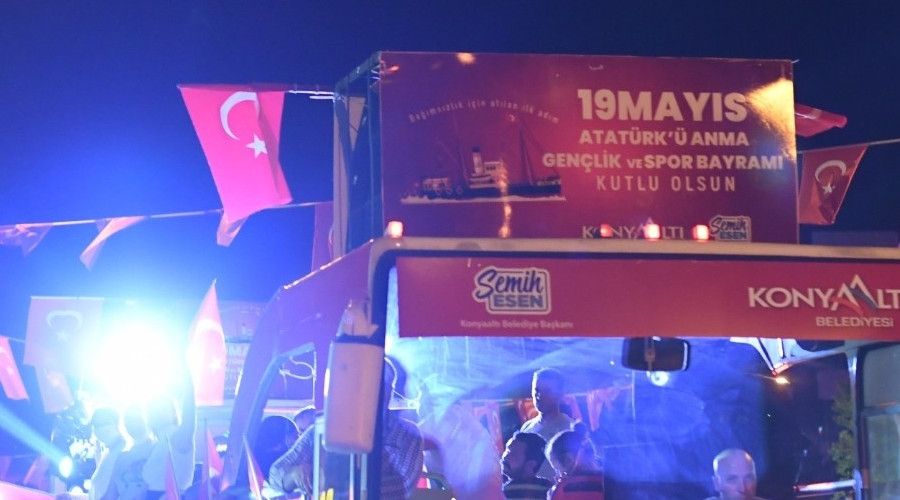 Konyaalt�'nda '19 May�s kutlamalar�' �� g�n s�recek