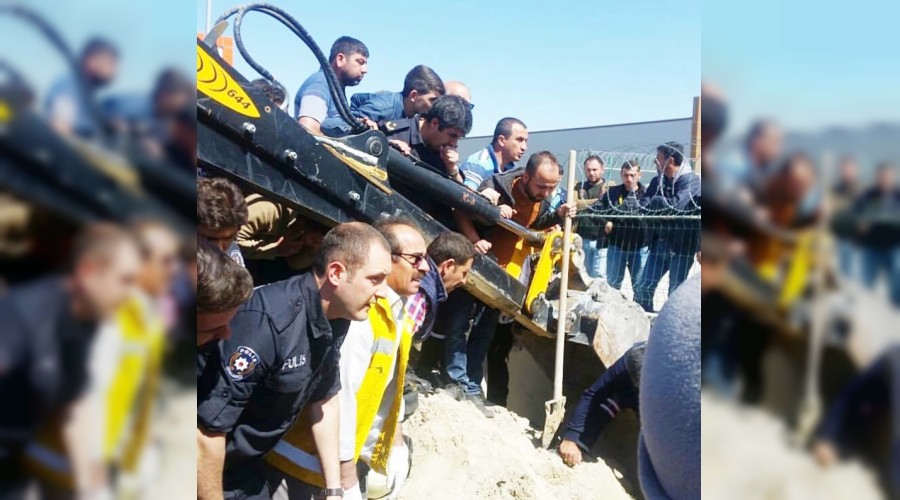 Konya’da istinat duvarı çöktü