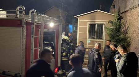 Konya'da prefabrik evde yangın: 1 ölü